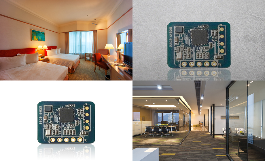 Millimeter wave radar manufacturer human body has induction module dynamic and static combination